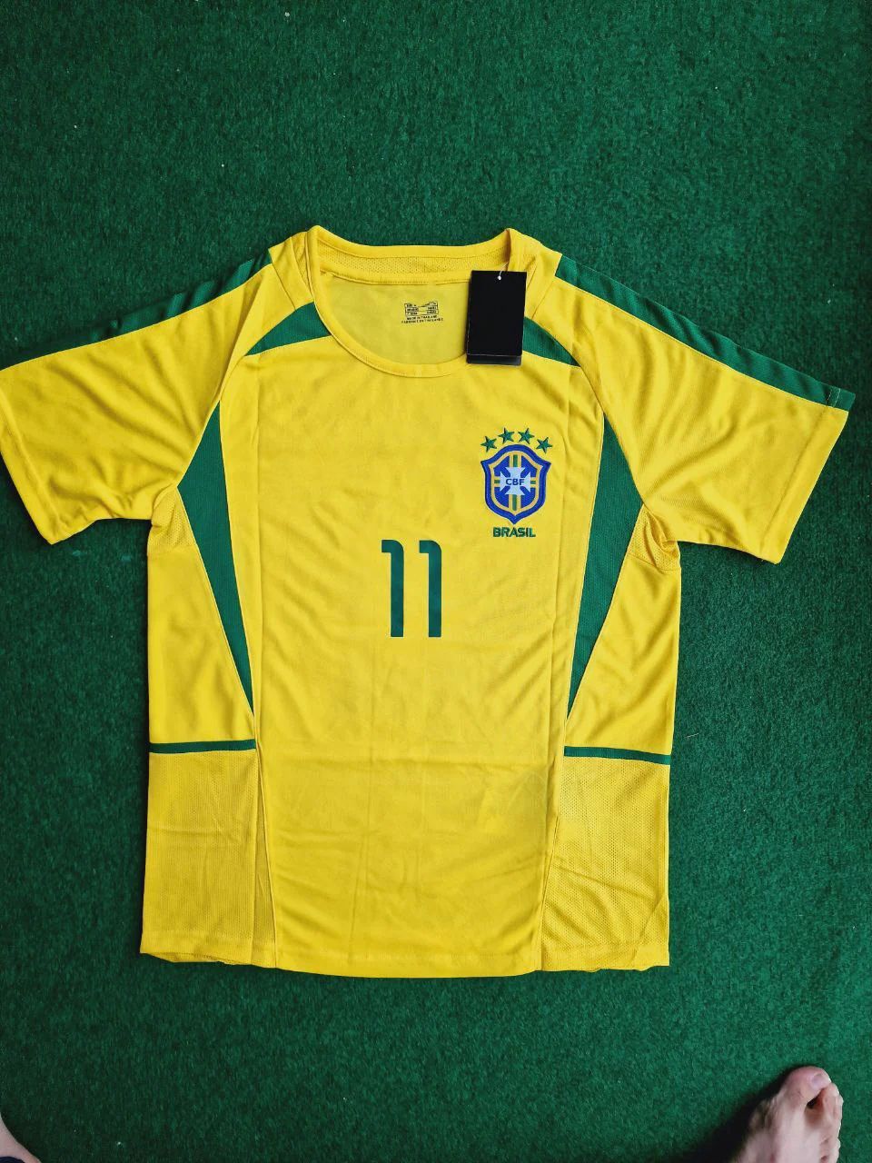 Ronaldinho Brazil Retro Short Sleeve Jersey