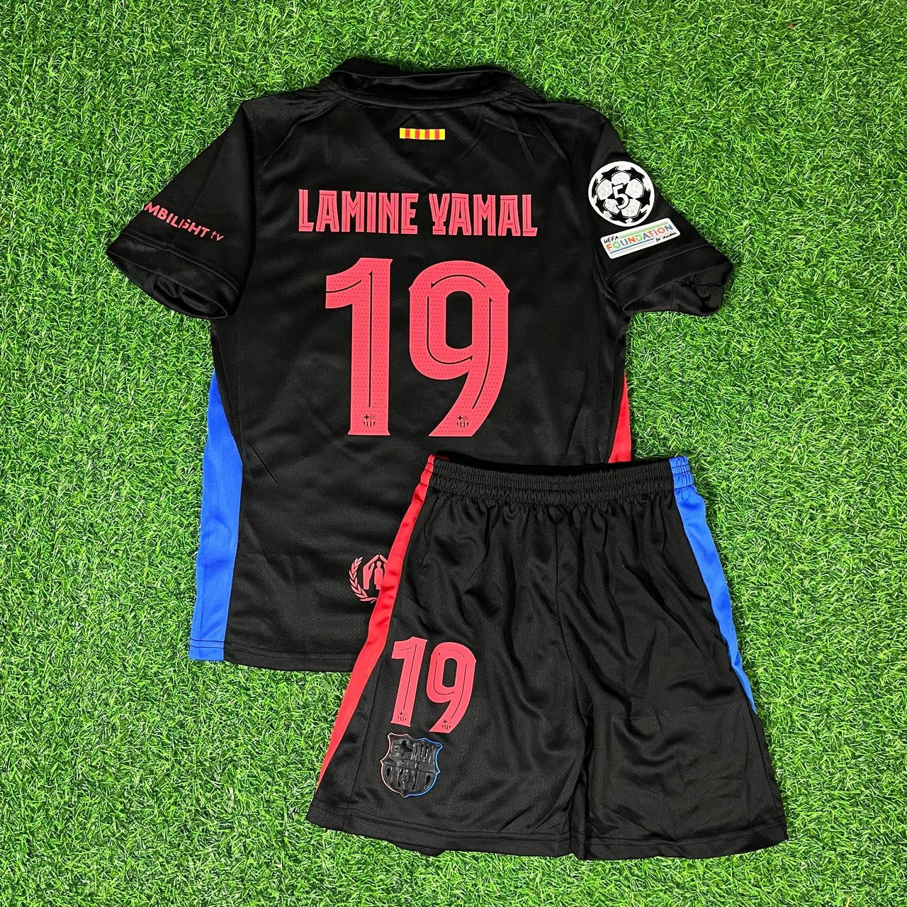 Lamine Yamal Kids Kit Kindertrikot Maillot Enfant Kindertrui