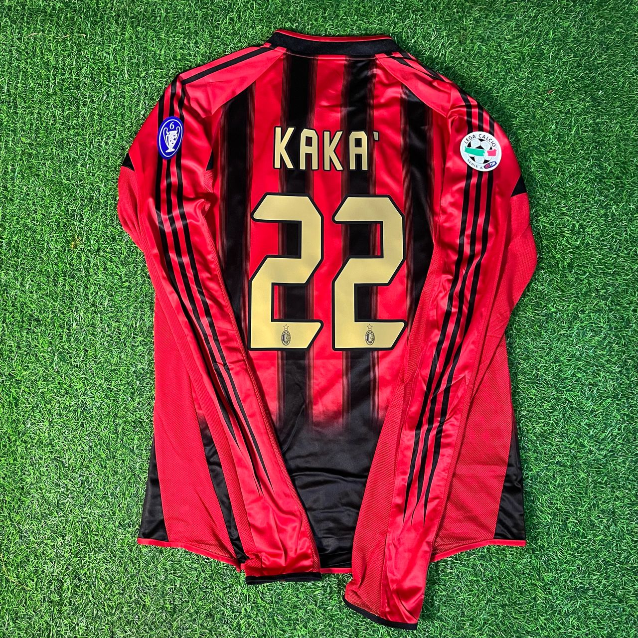 Kaká 22 – Milan 2003/2004 Red & Black Home Retro Kit Jersey Trikot Maillot
