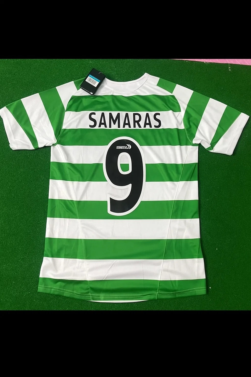Celtic Georgios Samaras Retro Home Jersey Trikot Maillot Soccer Kit