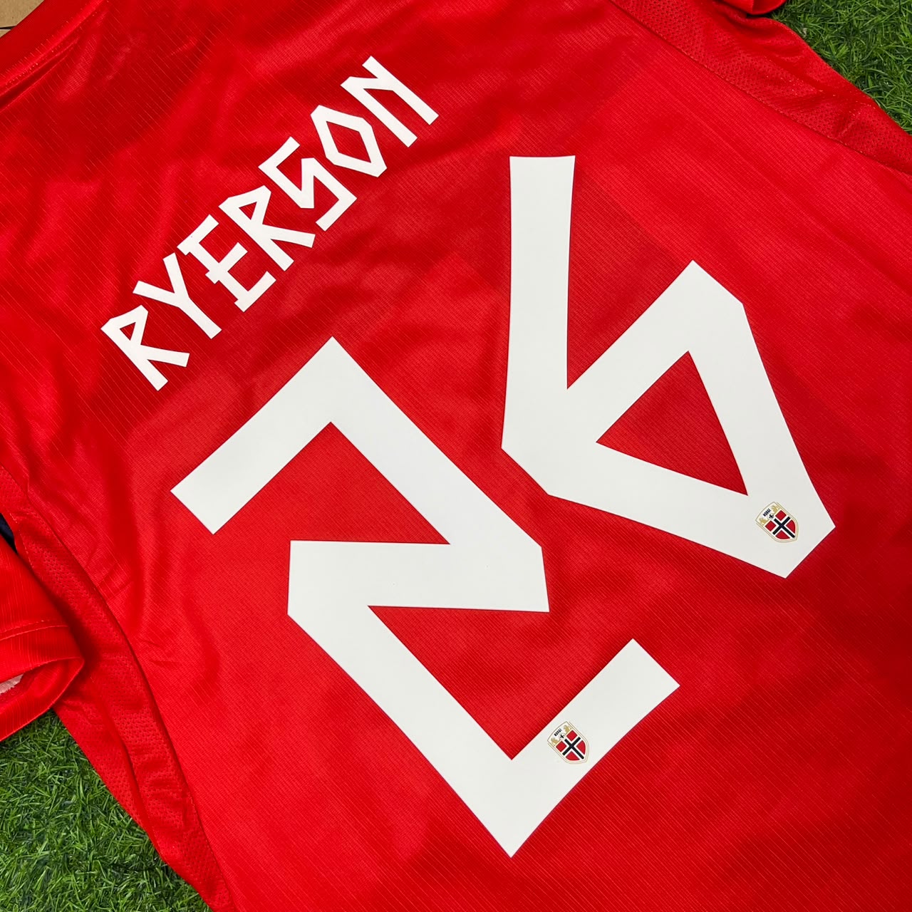 Norway World Cup 2026 Julian Ryerson Red Football Jersey