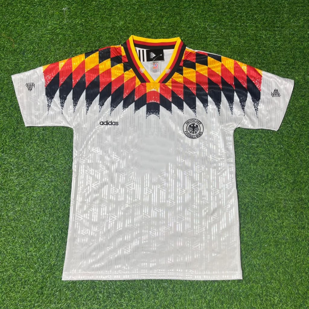 Germany World Cup 1994 Fritz Walter Deutschland Retro Football Jersey Kit