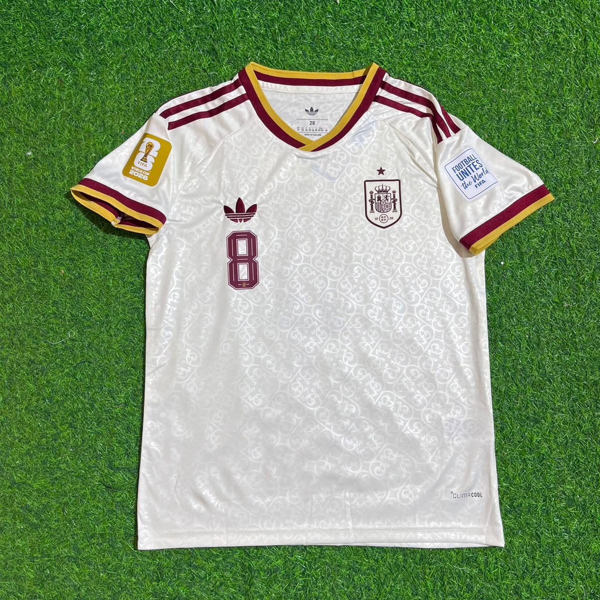 Fabian Ruiz Spain 2026 World Cup Away Kids Football Jersey
