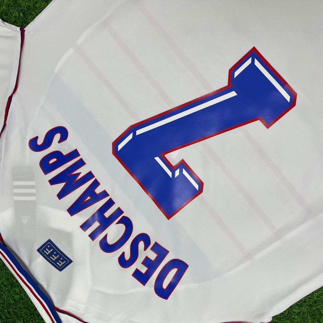 France World Cup 1998 Didier Deschamps Retro Football Jersey