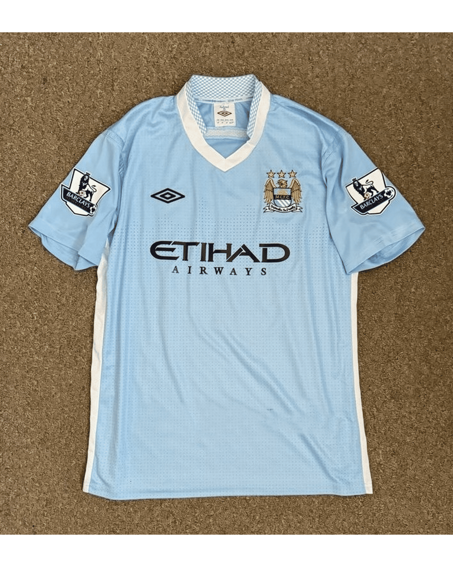 Yaya Toure 42 Manchester City 2011/12 Home Kit Blue Retro Jersey Trikot Jersey Maillot
