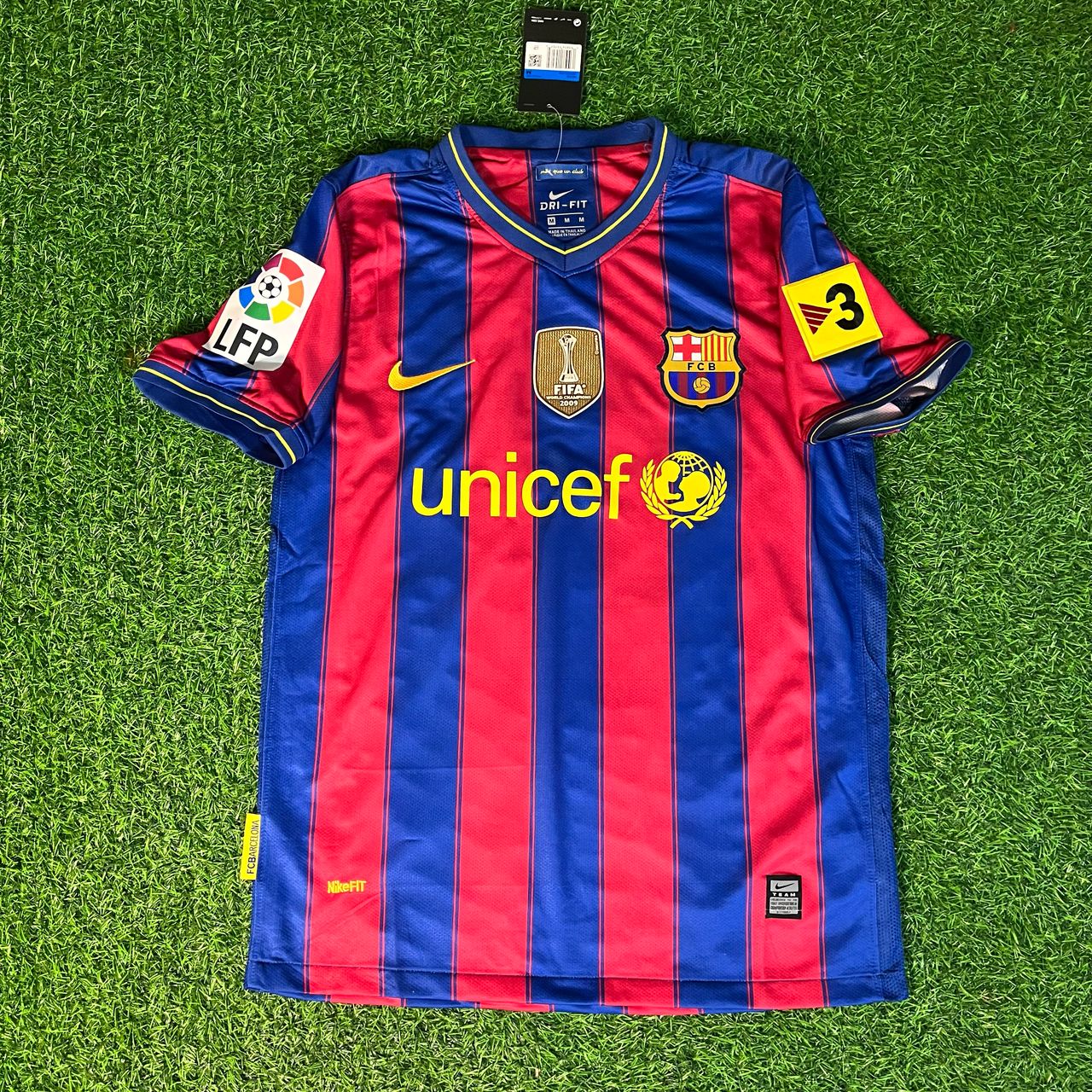 Zlatan Ibrahimović 9 - Barcelona Home 2009/2010 Retro Kit Jersey Maillot Trikot