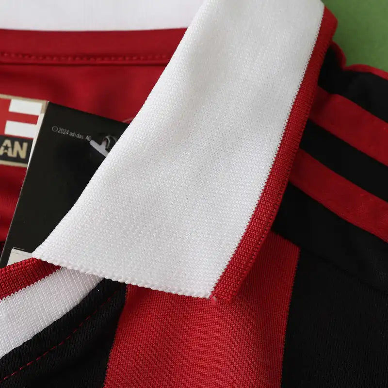 A.C.Milan 09/10 Season Long sleeved Retro Football Jersey Kit