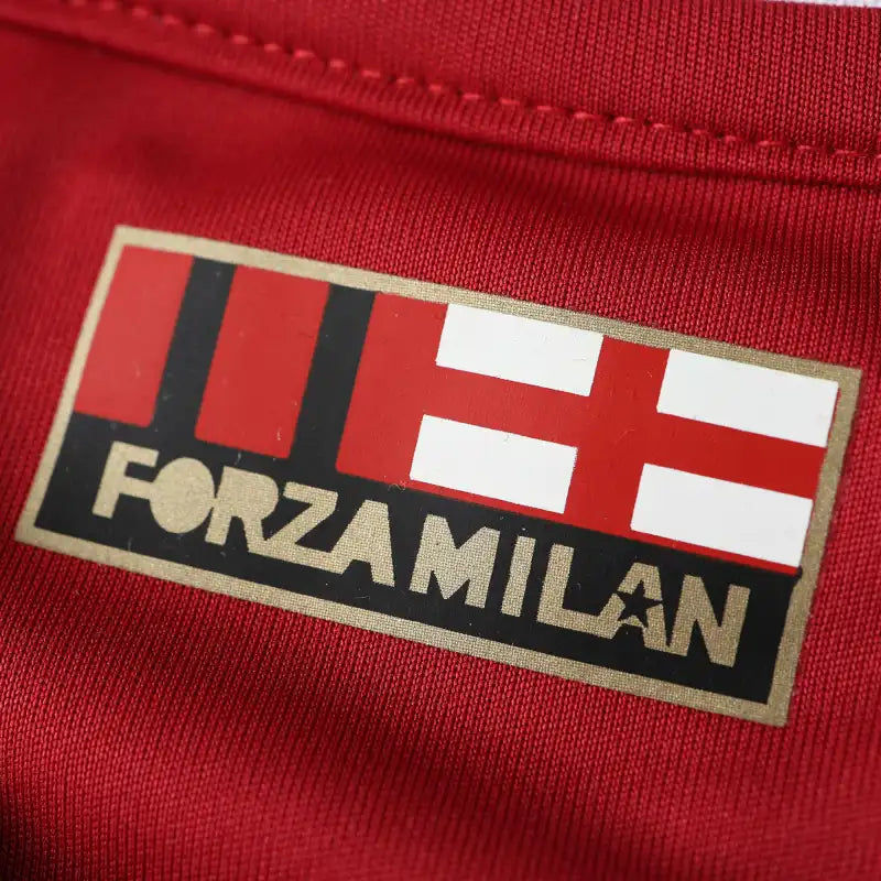 A.C.Milan 09/10 Season Long sleeved Retro Football Jersey Kit