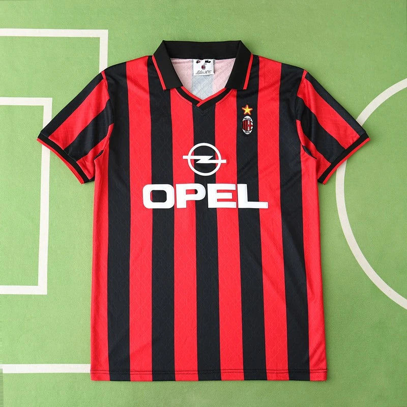 A.C. Milan 95/96 Season Retro Football Jersey Kit
