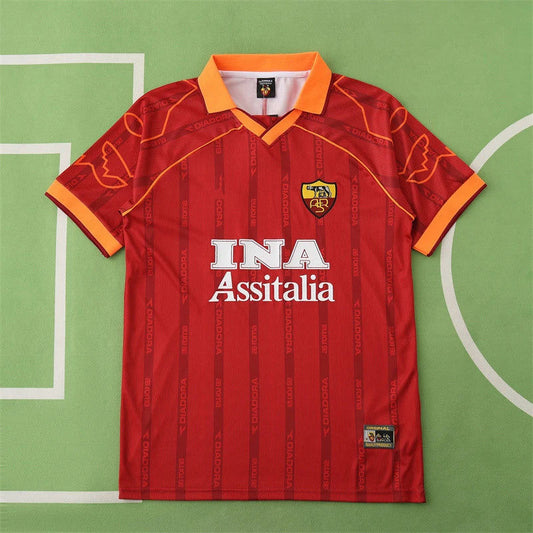 A.S Roma 99/00 Season Retro Football Jersey Kit