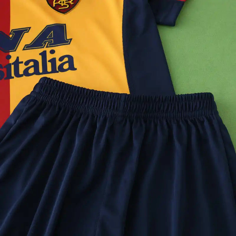 A.S. Roma Retro Kids Football Jersey Kit