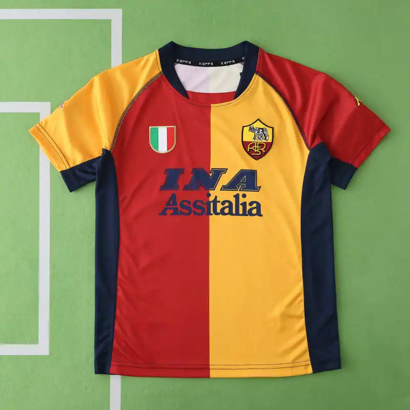 A.S. Roma Retro Kids Football Jersey Kit