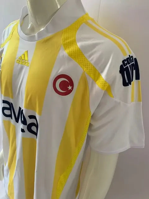 Souza Alex de Fenerbahçe 2007-2008 White Retro Kit Jersey – | Trikot | Maillot Soccer Kit