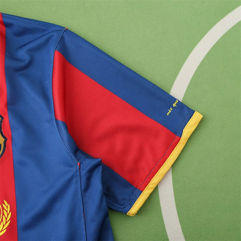 10/11 FC Barcelona Season Home final match RetroJersey Trikot Soccer Kit