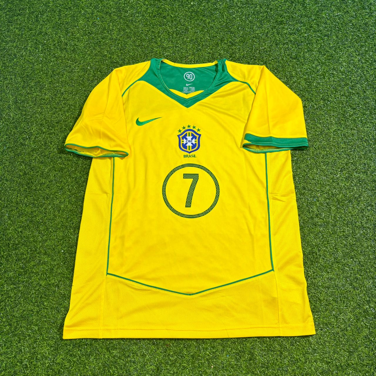 Adriano 7 Brazil 2004 2006 Retro Football Jersey Kit
