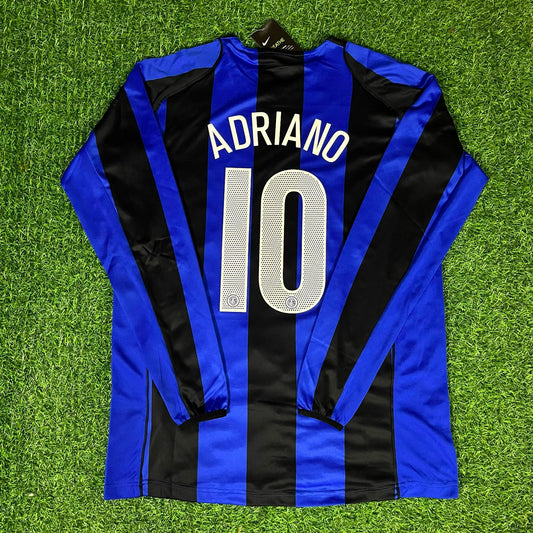 Adriano - Inter Milan 2005/06 Retro Football Jersey Kit