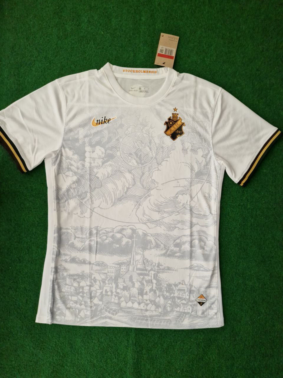 AIK Stockholm Sweden 100th Year Football Jersey Kit
