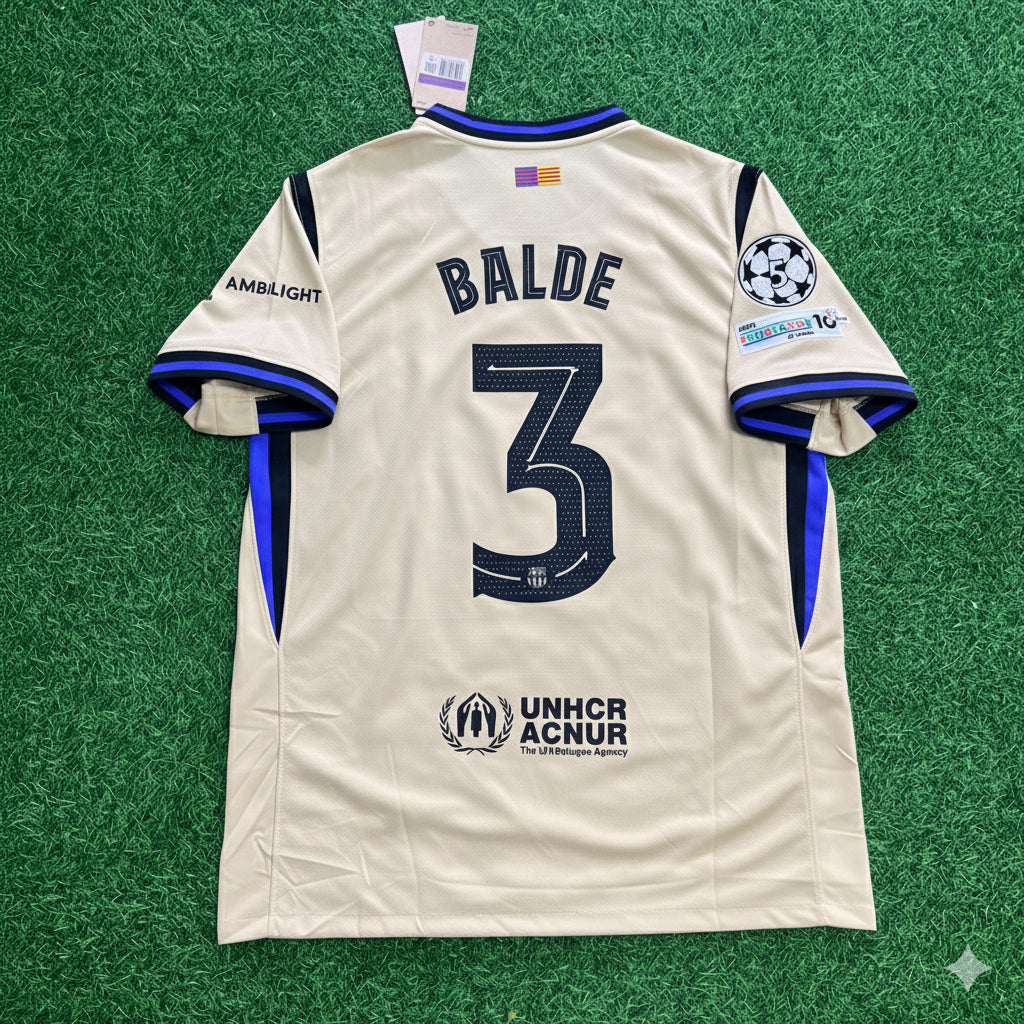 Alejandro Balde Barcelona 2025/2026 Season Football Jersey