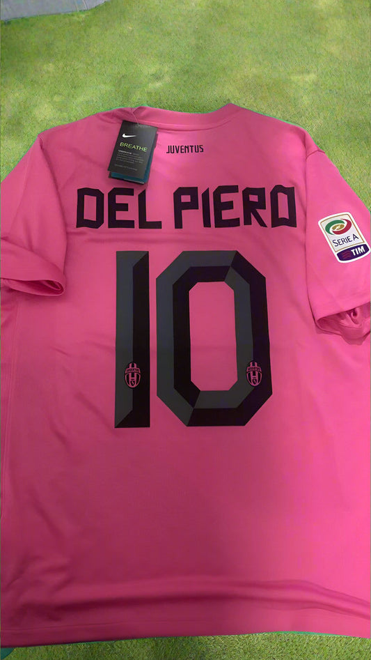 Alessandro del Piero #10 Juventus 2012 2013 Season Retro Football Jersey Kit