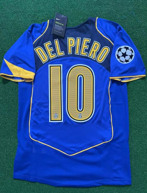 Alessandro Del Piero Juventus 2004 - 2005 Retro Football Jersey Kit