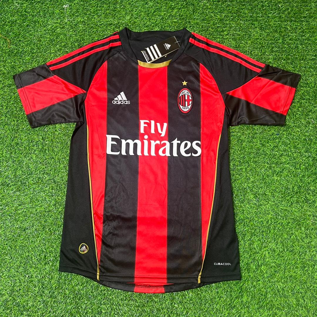 Alessandro Nesta AC Milan 2010/2011 Retro Football Jersey Kit