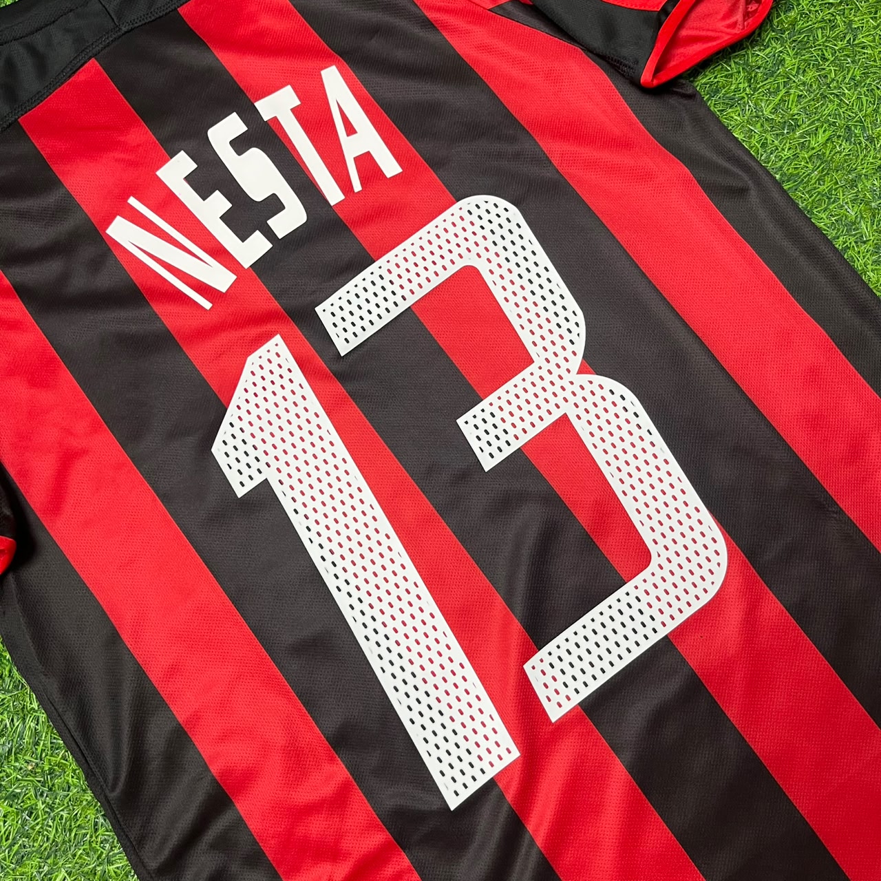 Alessandro Nesta Milan 2003/2004 Home Retro Football Jersey Kit