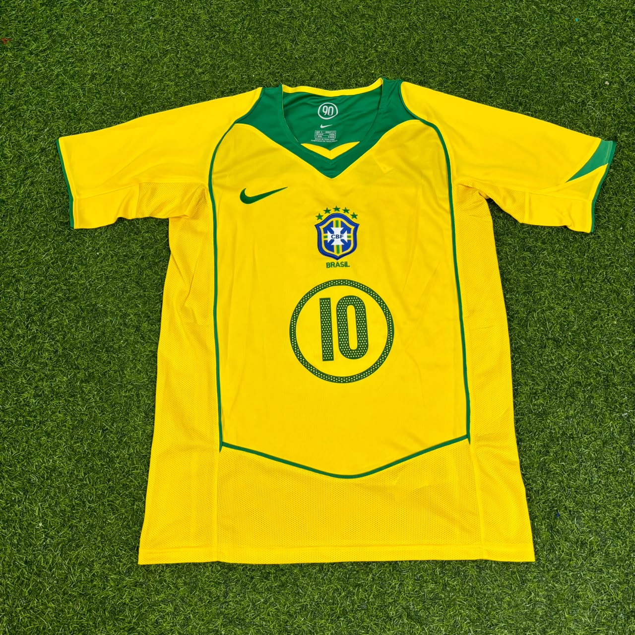 Alex de Souza 10 Brazil 2004 2006 Retro Football Jersey Kit