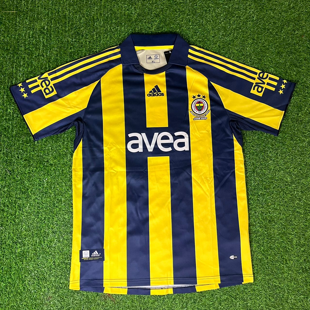 Alex de Souza #10 Fenerbahce 2008 - 2009 Retro Football Jersey Kit