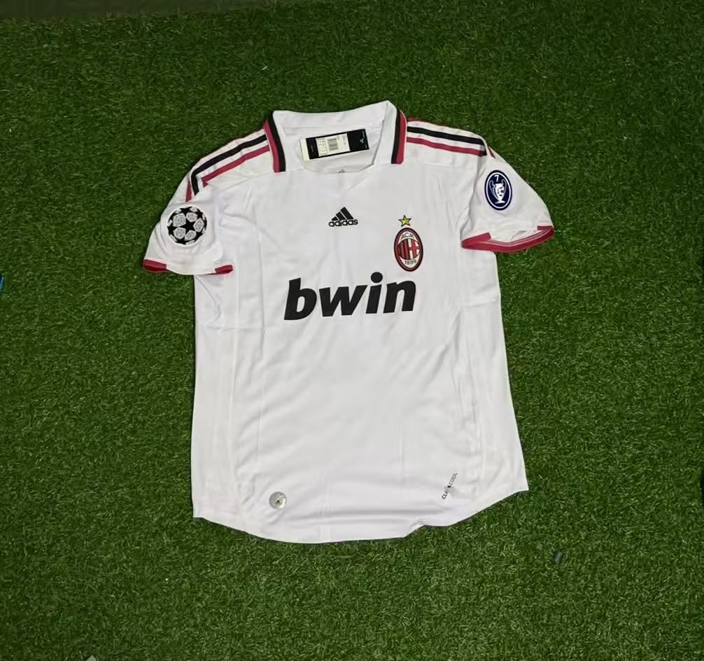 Alexandre Pato Milan 2009 2010 Season White Retro Football Jersey