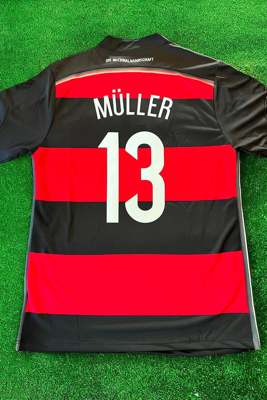 Thomas Müller Germany 2014 World Cup Brazil Retro Football Jersey Kit