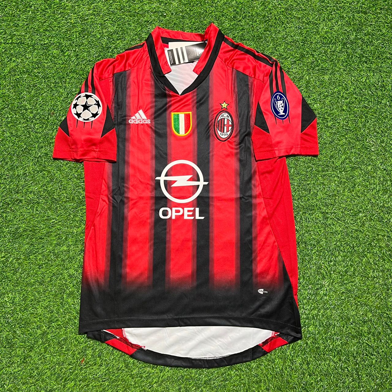 Filippo Inzaghi #9 AC Milan 2004 2005 Home Retro Football Jersey Kit