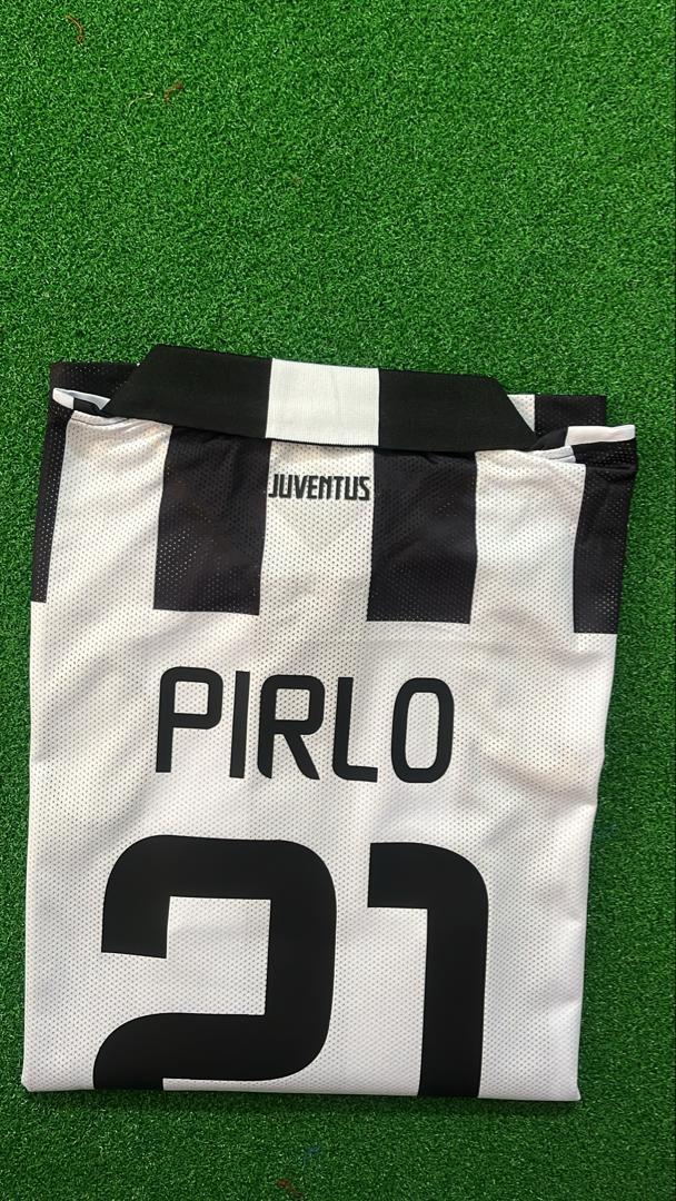 Andrea Pirlo Juventus 2014 2015 Retro Long Sleeve Football Jersey Kit
