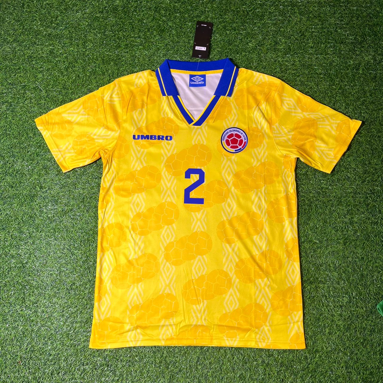 Colombia World Cup 1994 Andrés Escobar Retro Football Jersey Kit