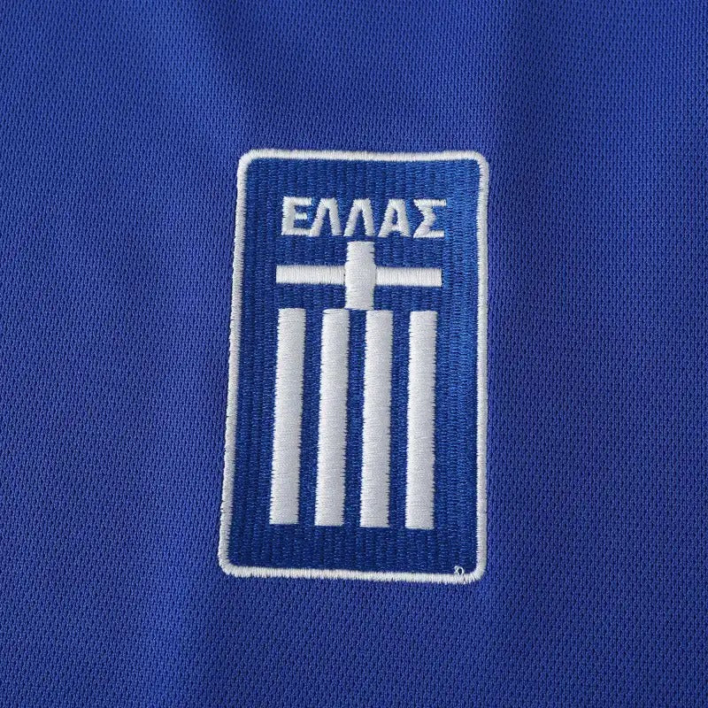 Angelos Charisteas Greece EURO 2004 Final Retro Football Jersey Kit