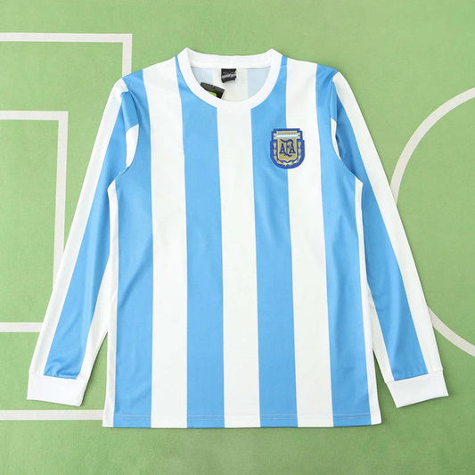 Argentina 1986 Season Retro Football Jersey Kit