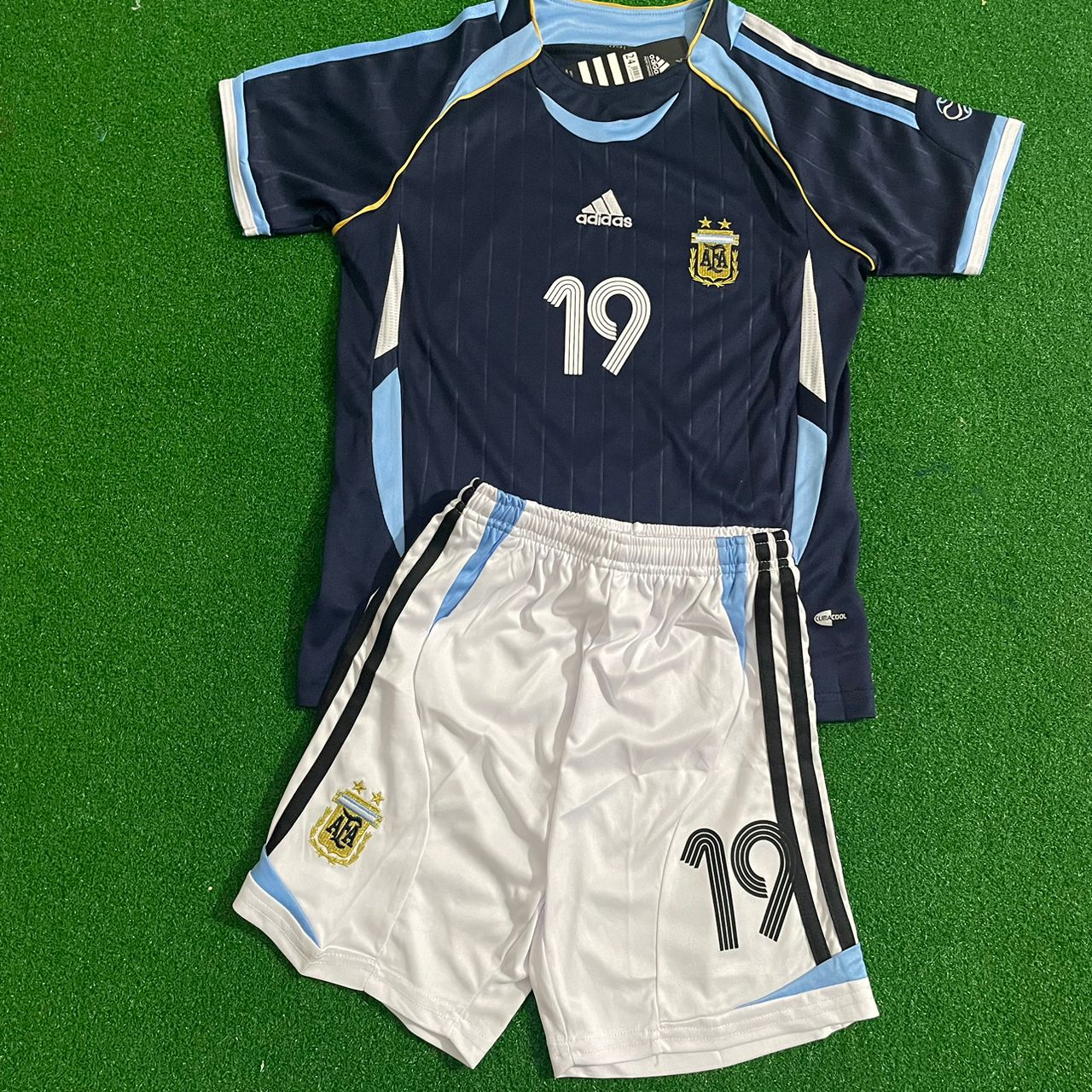 Lionel Messi Argentina 2006 World Cup Soccer Football Jersey Kit