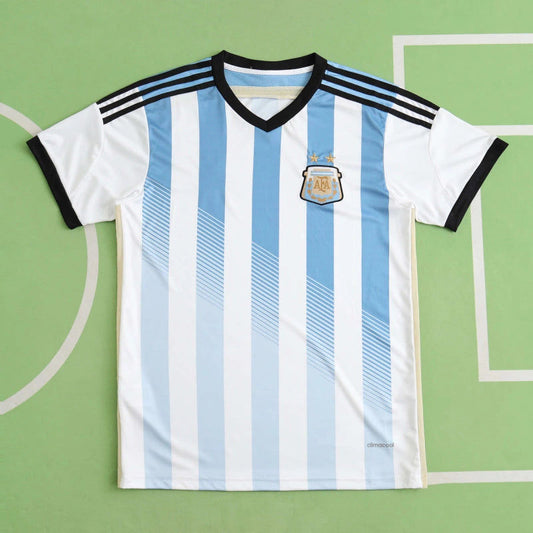 Argentina 2014 Season Retro Football Jersey Kit
