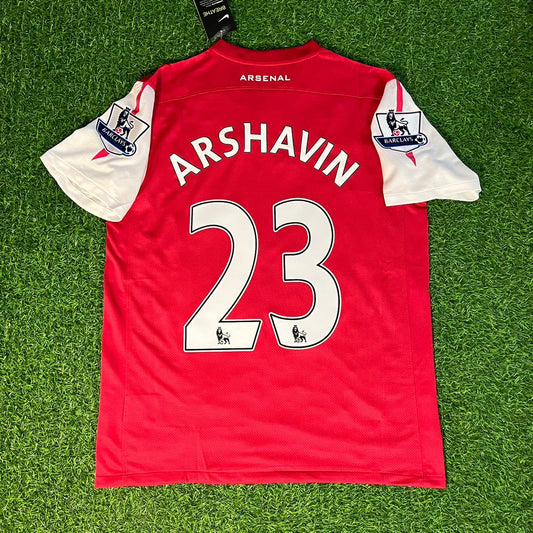Andrey Arshavin #23 Arsenal 2010 - 2011 Retro Football Jersey Kit