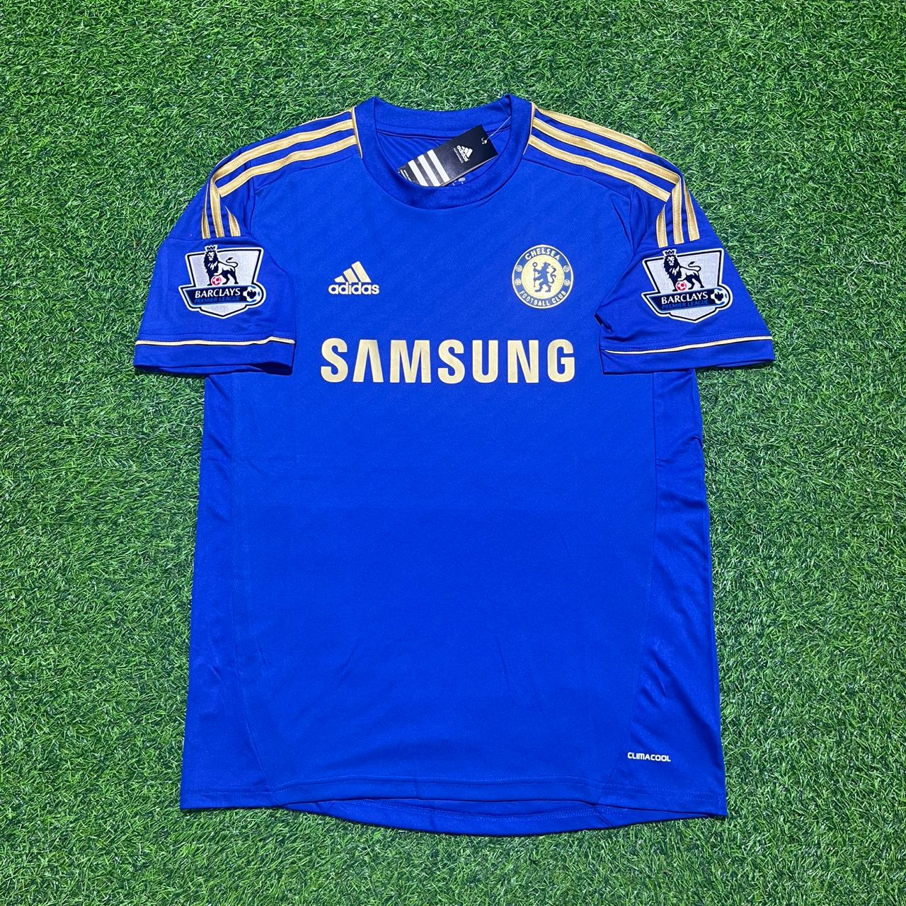 Ashley Cole #3 Chelsea 2012 2013 Home Blue Retro Football Jersey Kit