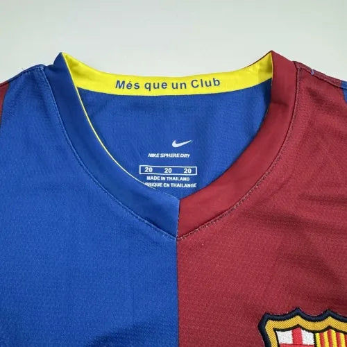 Barcelona 2006 07 Kids Football Jersey Kit