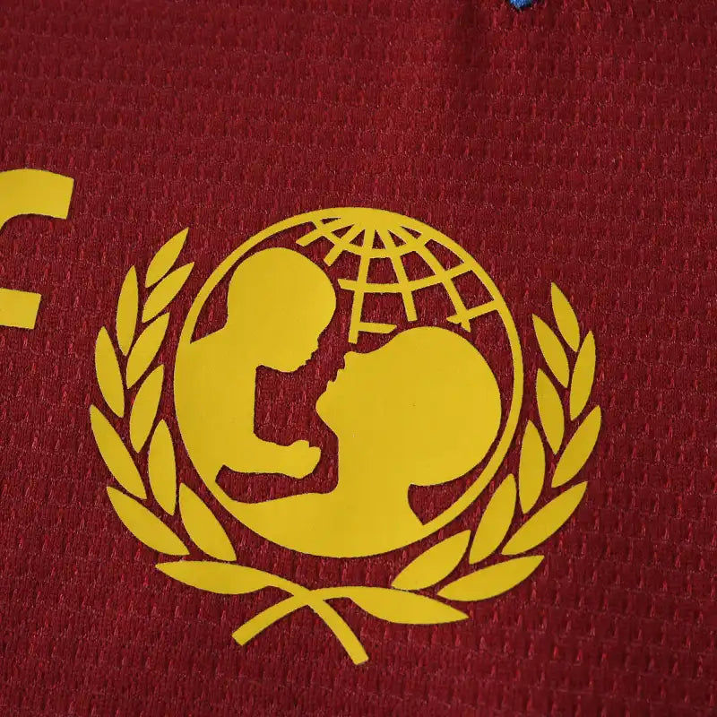 Barcelona 2009 Final Retro Kids Football Jersey Kit