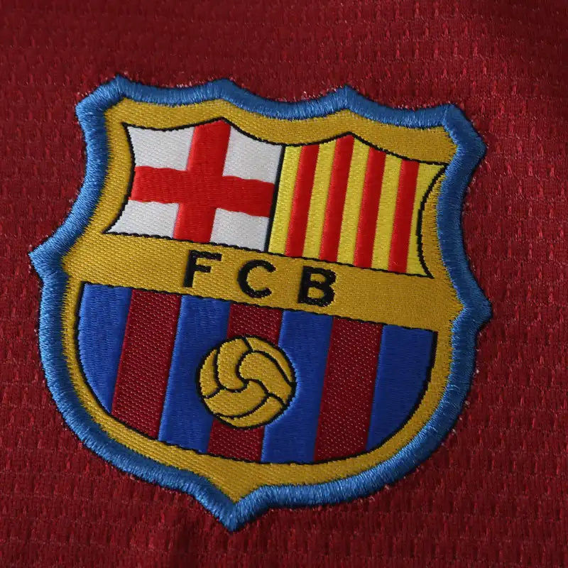 Barcelona 2009 Final Retro Kids Football Jersey Kit