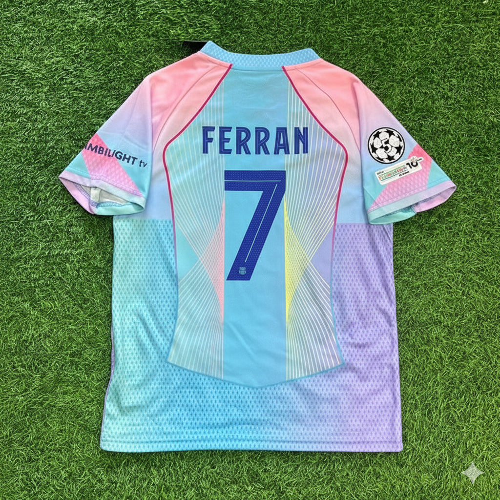 Ferran Torres Barcelona Home Miami Sunset 2026 Football Jersey