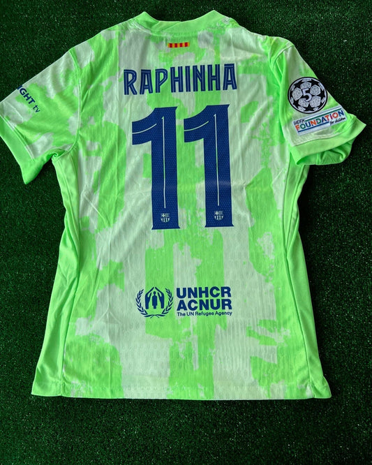Barcelona Raphinha Football Jersey Kit