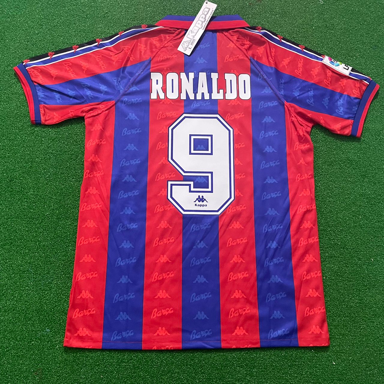 Ronaldo Nazario r9 Barcelona 1996 1997 Retro Football Jersey Kit