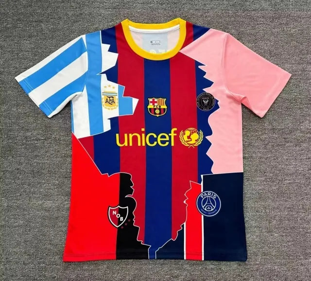 GOAT Lionel Messi Combo All Teams Special Jersey Trikot Maillot Soccer Kit
