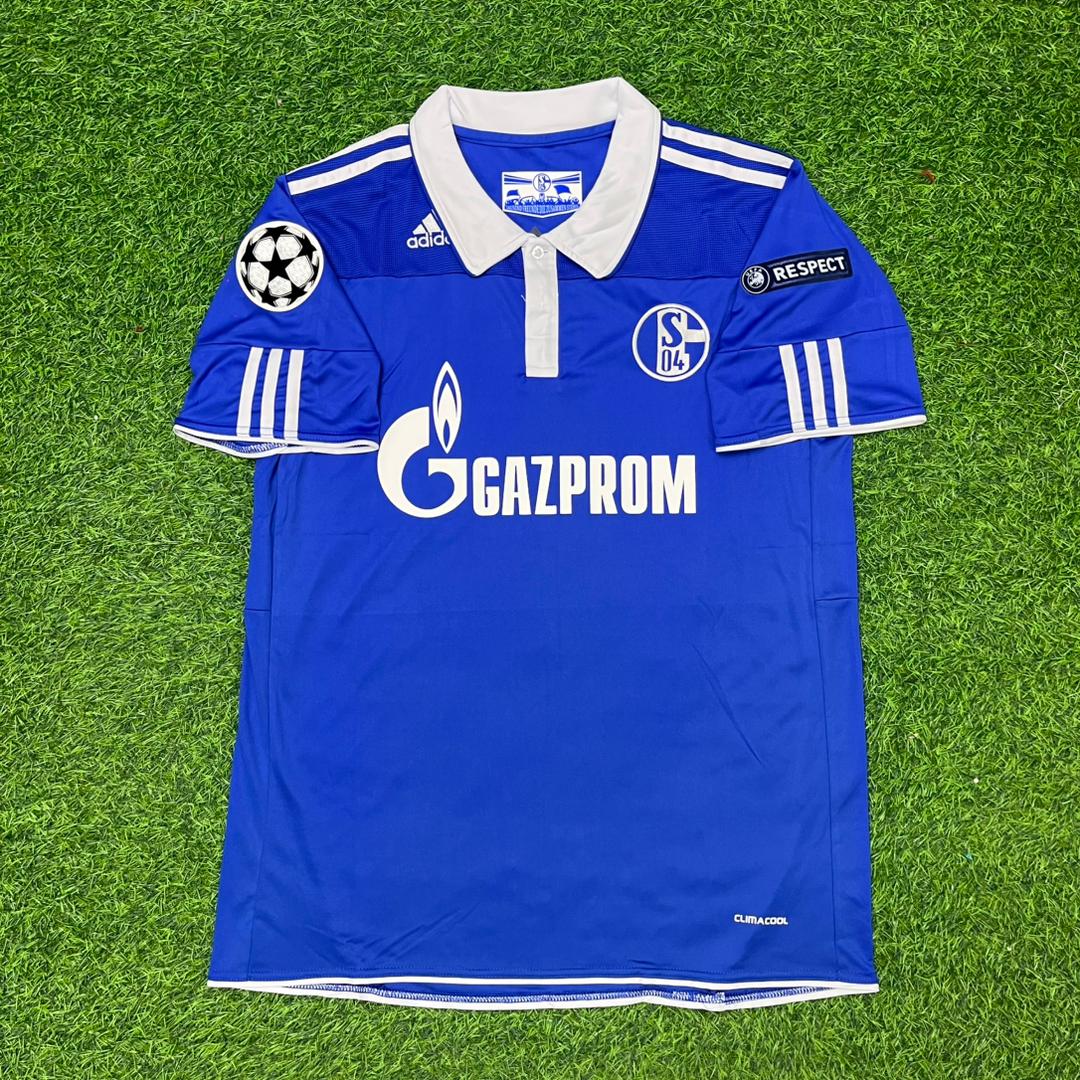 Benedikt Howedes Schalke 04 2010-2011 Champions League Retro Fussballtrikot Jersey