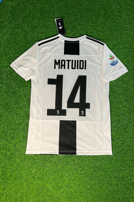 Blaise Matuidi #14 Juventus 2018 2019 Retro Football Jersey Kit