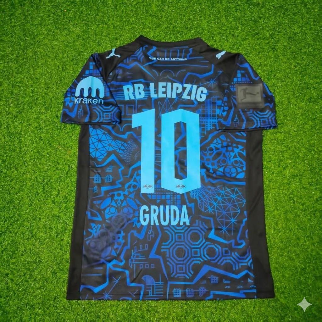 Brajan Gruda #10 RB Leipzig Football Jersey