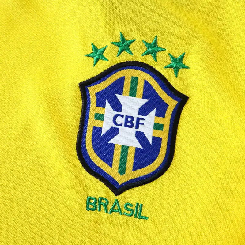 Brazil 1998 Long Sleeved Retro Football Jersey Kit